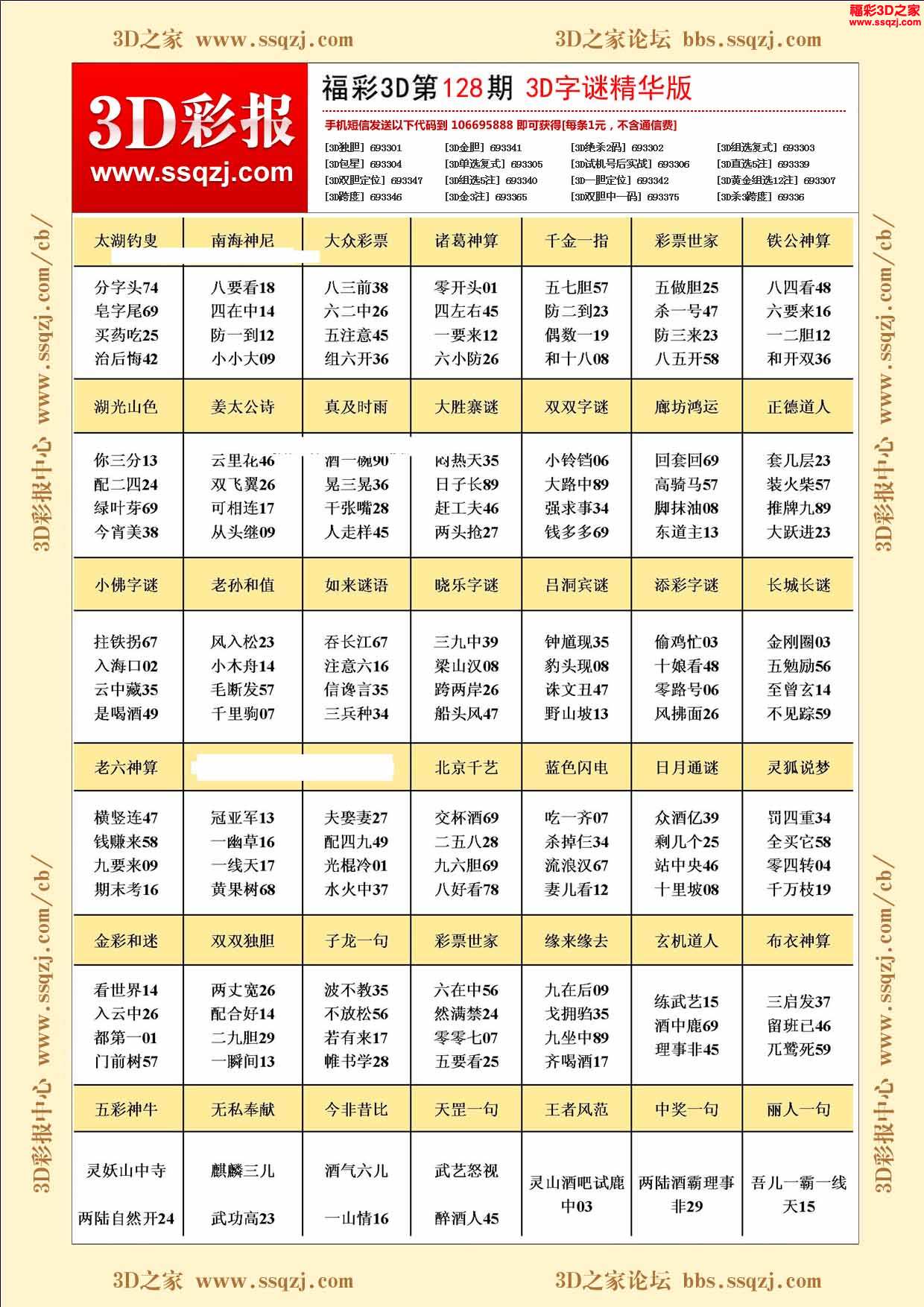 福彩3D千金一指字谜，2022年解密之旅