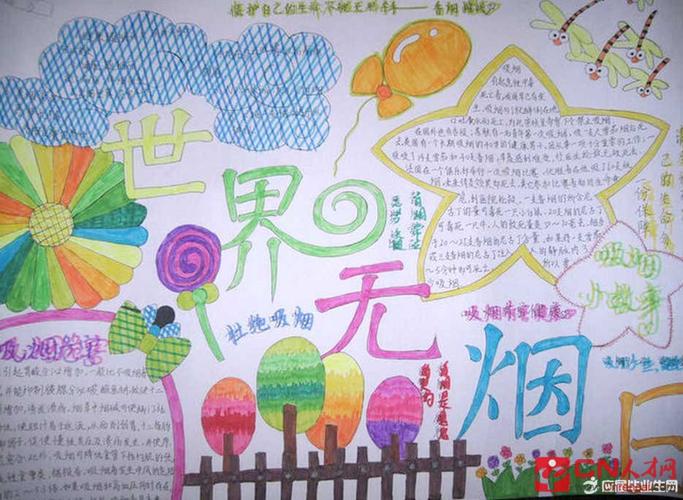 5月31日无烟日的全球健康呼吁5月31日无烟日手抄报图片大全